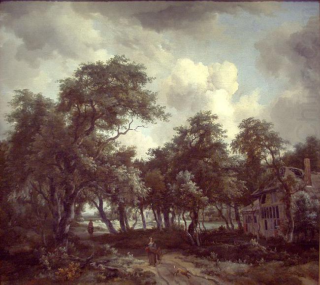 Meindert Hobbema Hut among Trees china oil painting image